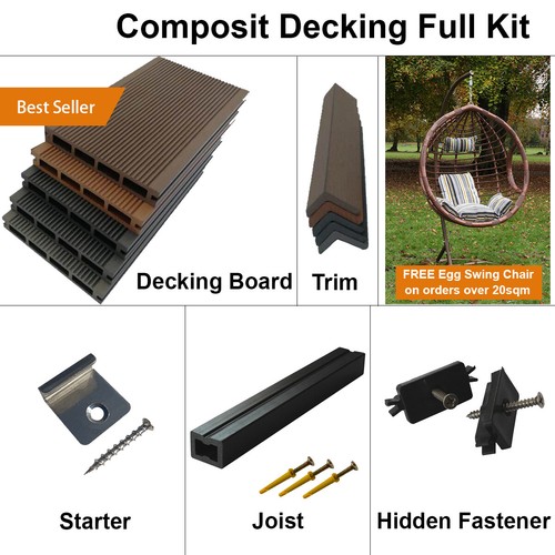 Composite decking wooden - decking,