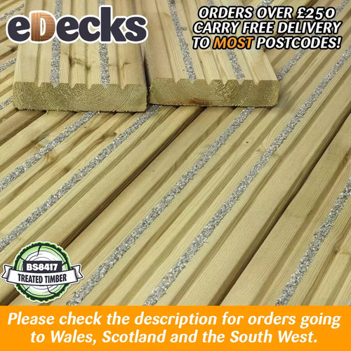 Anti slip garden decking - anti-slip,