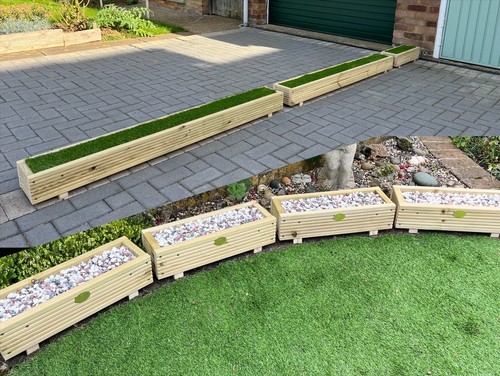 Divider border for driveway - border,