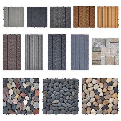 Interlocking deck tile decking - interlocking,