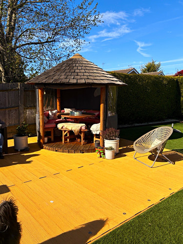 Grooved composite decking - grooved,