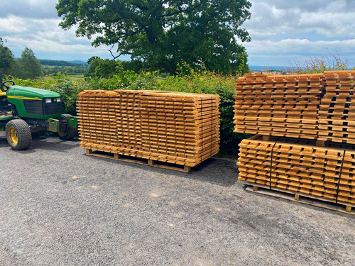 Treated pallet racking open - treated,