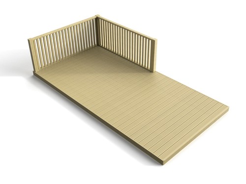 Rectangular decking kit corner - decking,