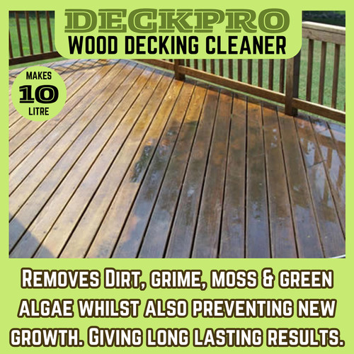 Wooden decking cleaner - cleaner, removes