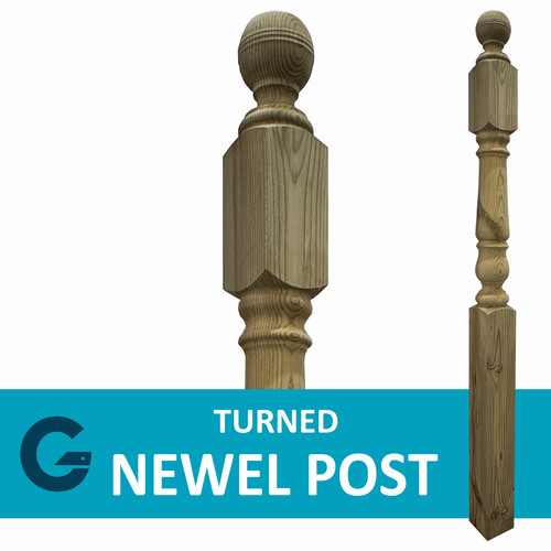 90mm tanalised wooden - 1.5m,