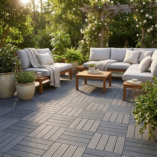 Garden patio interlocking - 10,