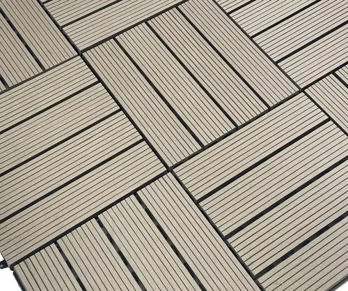 Wpc interlocking decking tiles - interlocking,