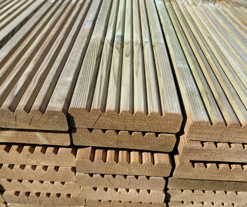 Pressure treated decking - pressure,