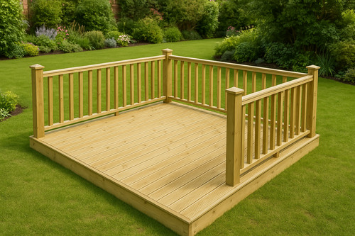 Decking kit garden deck - garden,