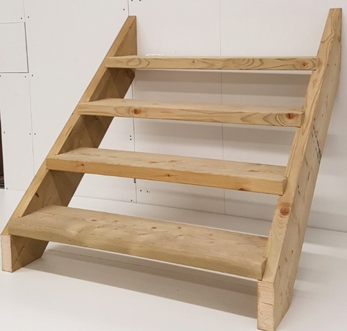 Bespoke wooden steps - bespoke,