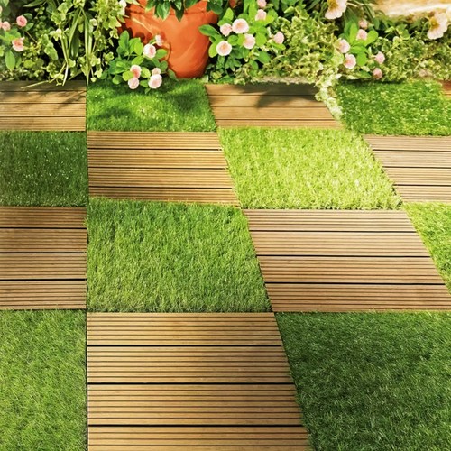 Interlocking deck tile decking - deck,