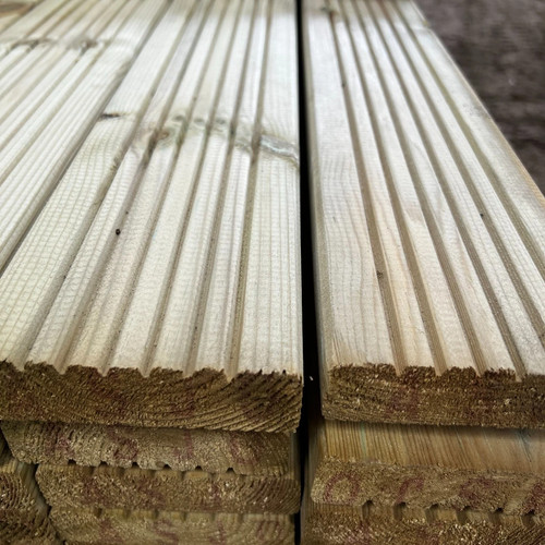 Treated timber decking board - timber,
