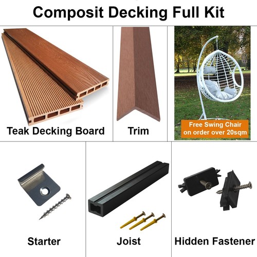 Composite decking wooden wpc - decking,