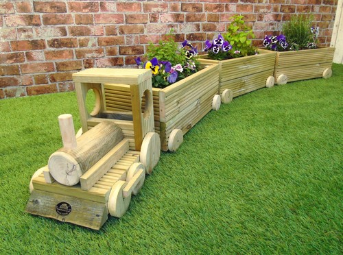 Train steam engine wooden - train,