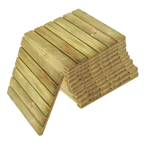 Wooden decking tiles - wooden,